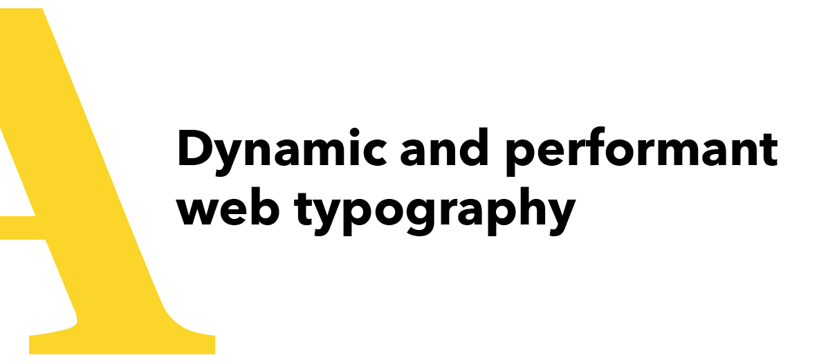 Title slide from typography talk